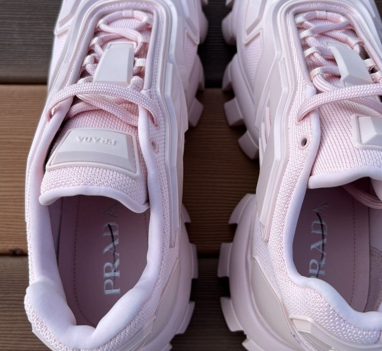 Prada Cloudbust Thunder Pink Sneakers Size 10 5
