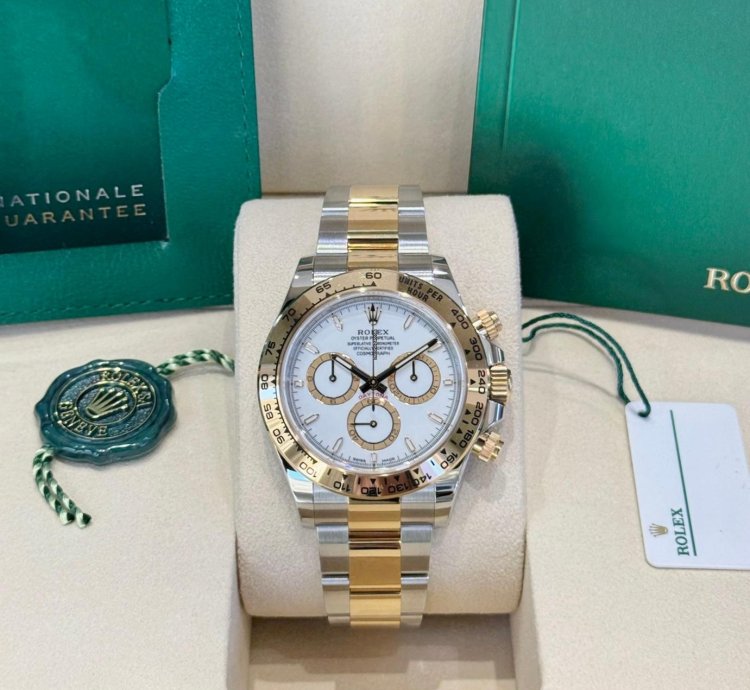 Rolex Daytona 126503 White Dial Stainless Steel Yellow Gold 2025
