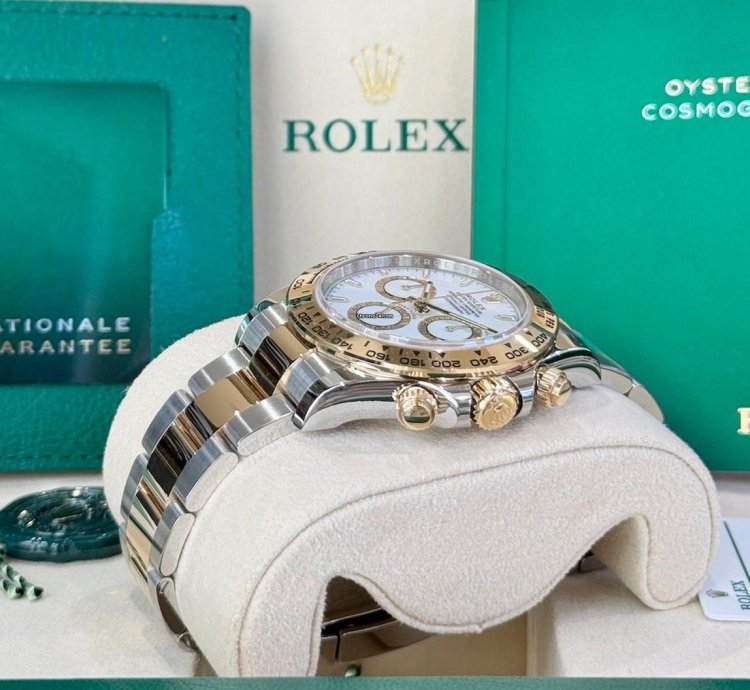 Rolex Daytona 126503 White Dial Stainless Steel Yellow Gold 2025