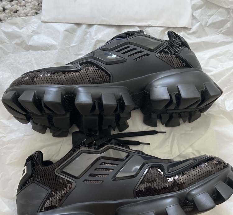 Prada Cloudbust Thunder Sequin Sneakers