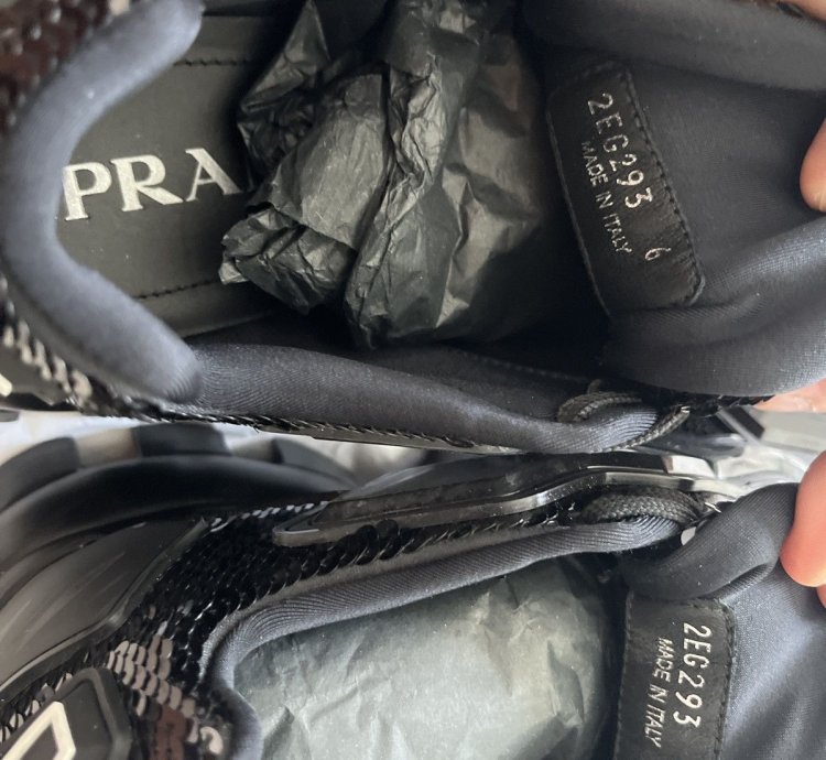 Prada Cloudbust Thunder Sequin Sneakers