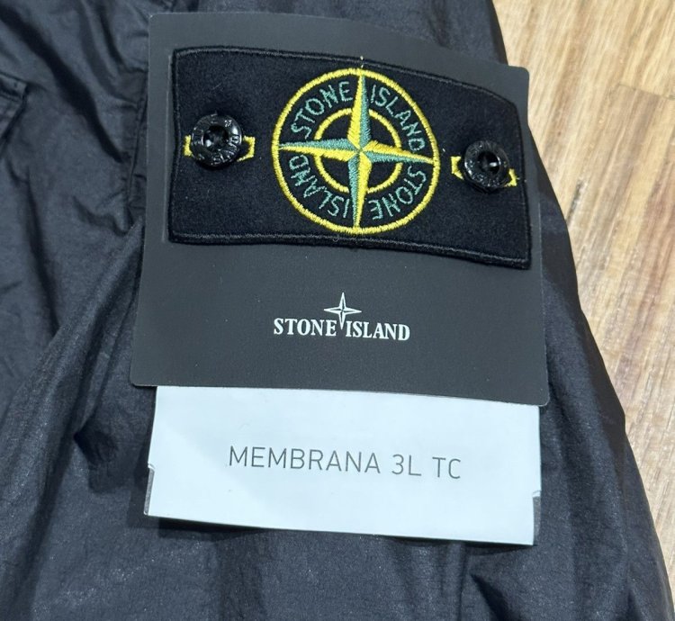 Stone Island Membrana 3l Tc Men Size Xl Black Nwt