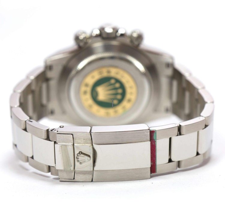 Rolex Daytona 2004 Lnib Rolex Daytona 116520 40mm White Dial Box Papers Stickersdaytona