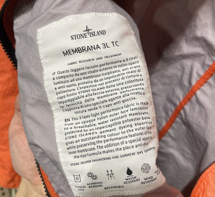 Stone Island Membrana Tc Windbreaker 1000