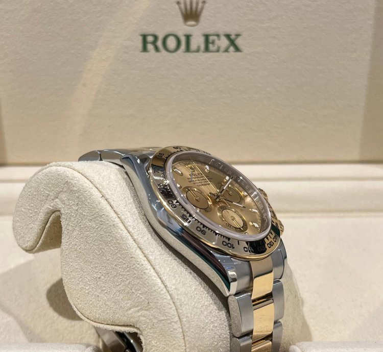 Rolex Daytona 2022 Steel And Gold Daytona Champagne Dial 116503 Box And Papers Unworn
