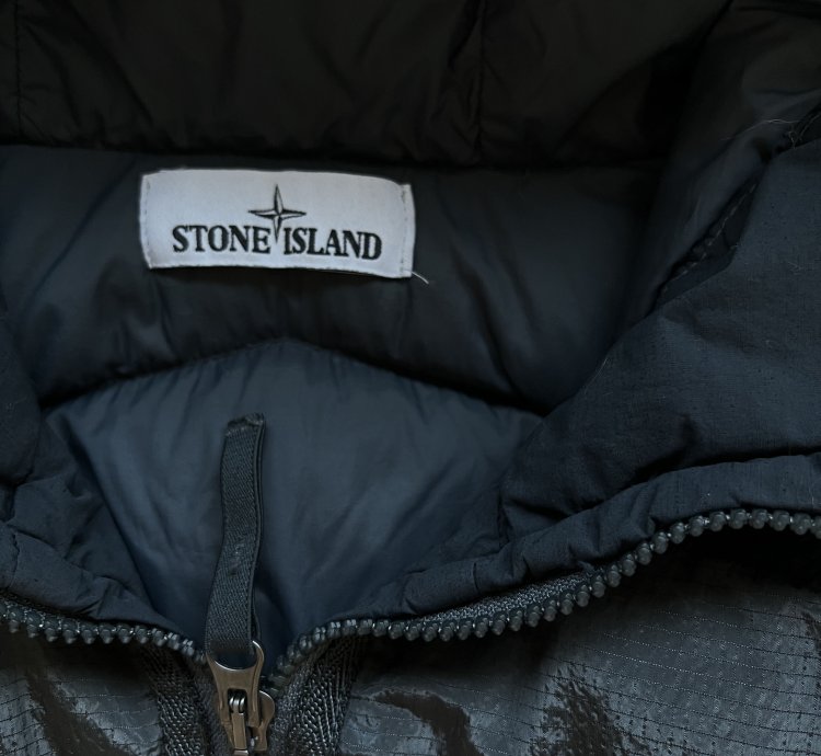 Stone Island Men Gray Nylon Metal Watro Ripstop-tc Jacket