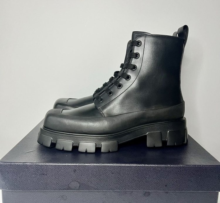 Prada Combat Boots