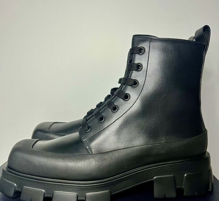 Prada Combat Boots