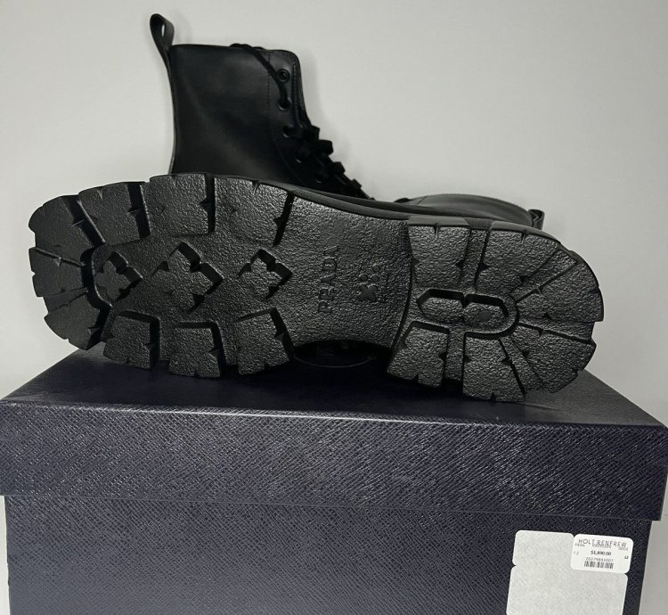 Prada Combat Boots