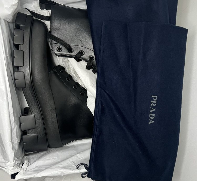 Prada Combat Boots