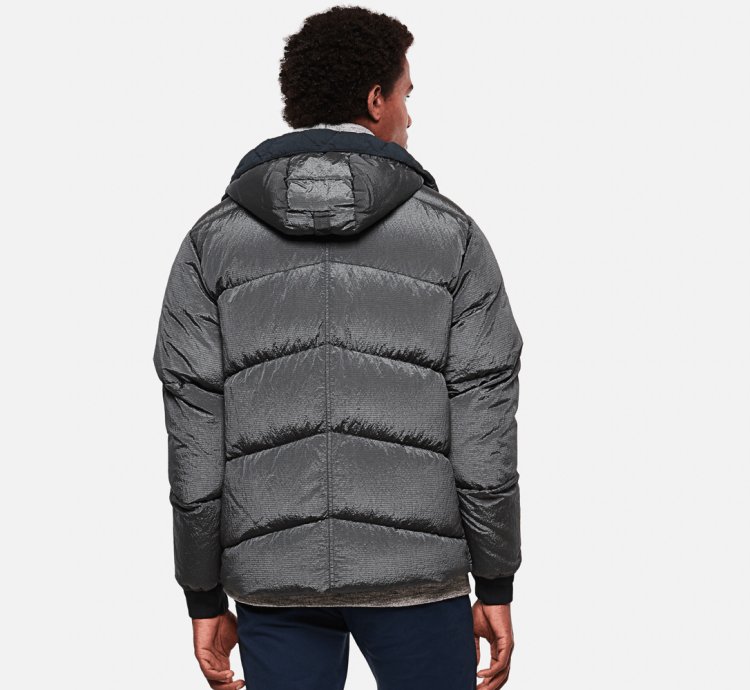 Stone Island Men Gray Nylon Metal Watro Ripstop-tc Jacket