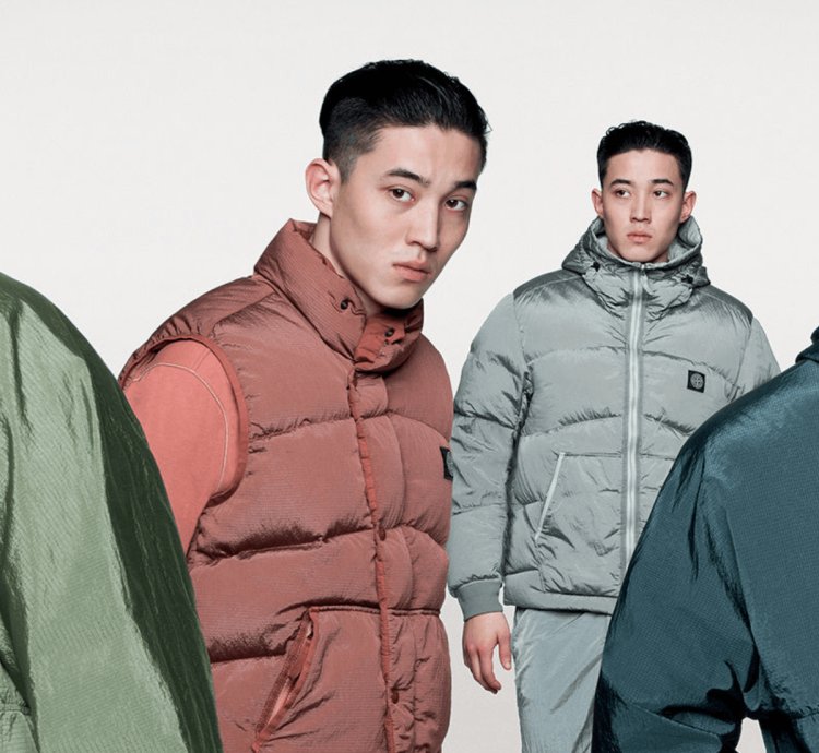Stone Island Men Gray Nylon Metal Watro Ripstop-tc Jacket
