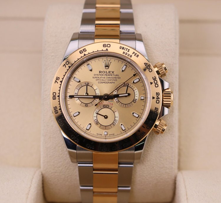 Rolex Daytona 2023 Daytona Champagne Dial Two Tone 116503 Full Set