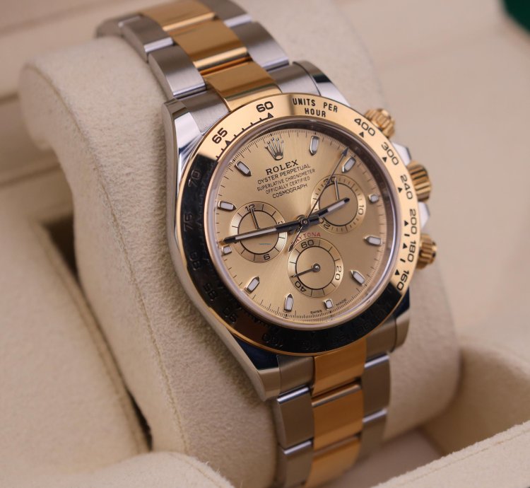 Rolex Daytona 2023 Daytona Champagne Dial Two Tone 116503 Full Set
