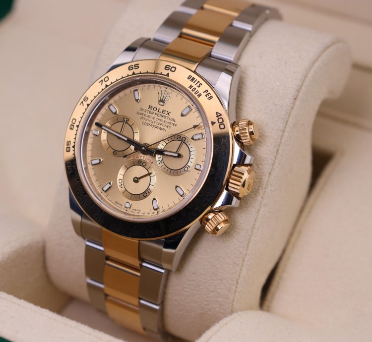 Rolex Daytona 2023 Daytona Champagne Dial Two Tone 116503 Full Set
