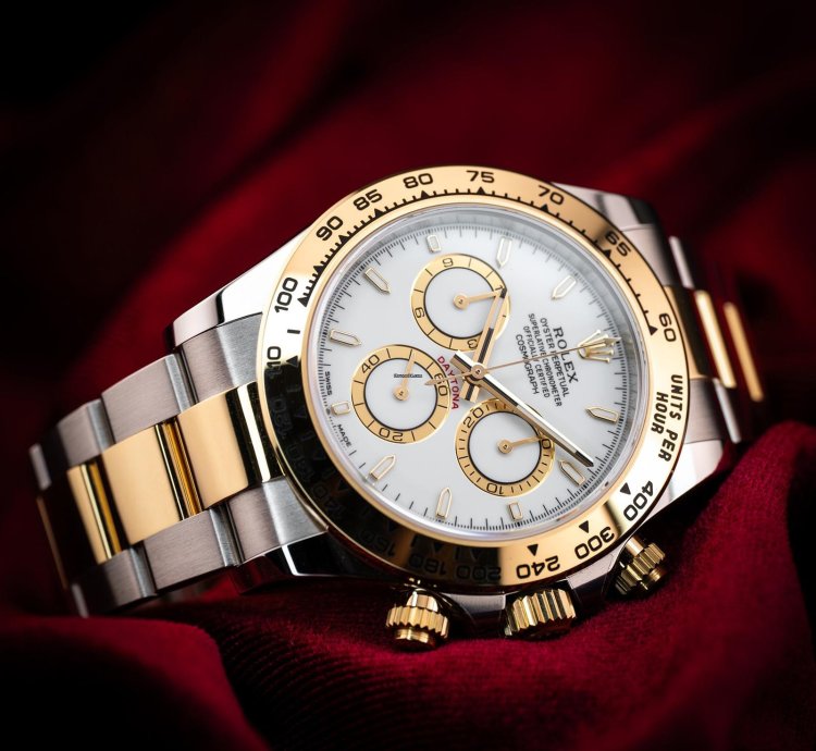 Rolex Daytona 2024 Rolex Daytona Two Tone White Dial Steel Gold 40mm Bnib Box Papers 126503