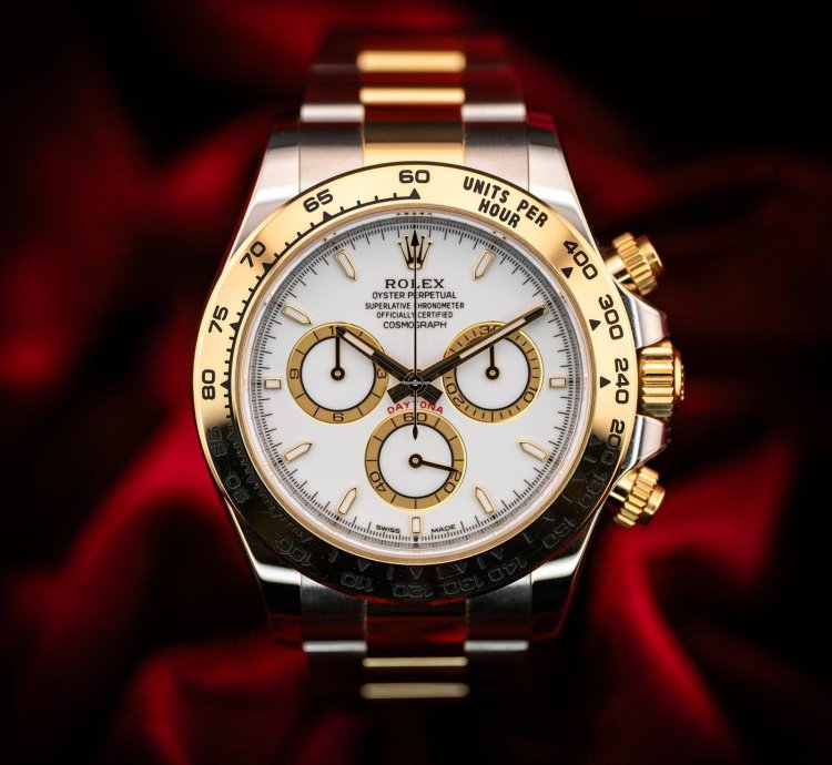 Rolex Daytona 2024 Rolex Daytona Two Tone White Dial Steel Gold 40mm Bnib Box Papers 126503