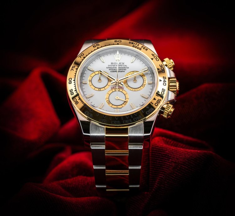Rolex Daytona 2024 Rolex Daytona Two Tone White Dial Steel Gold 40mm Bnib Box Papers 126503