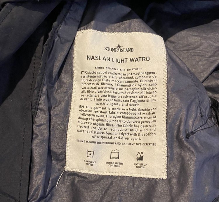 Stone Island Mens Naslan Light Watro Jacket