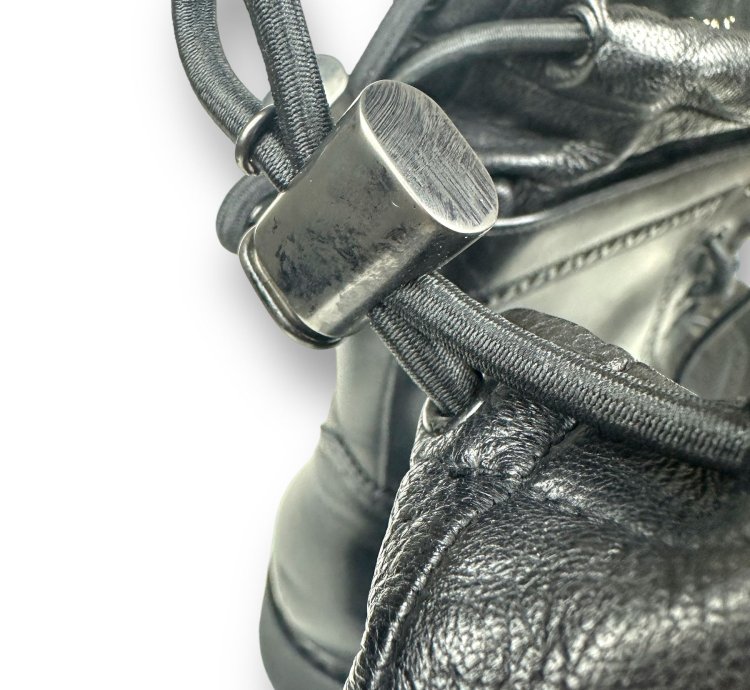 Prada Combat Wing Tip Oxford Leather Boots