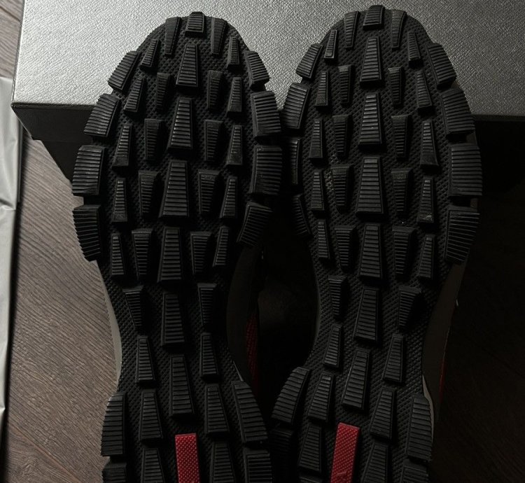 Prada Cross Section Technical Knitted Sneakers