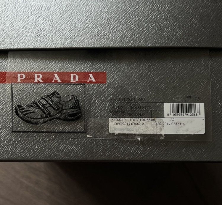 Prada Cross Section Technical Knitted Sneakers