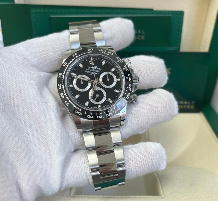 Rolex Daytona 40mm Stainless Steel Black Index Dial Ceramic Bezel 116500ln