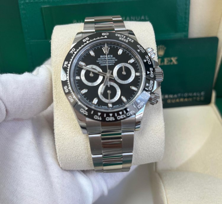 Rolex Daytona 40mm Stainless Steel Black Index Dial Ceramic Bezel 116500ln