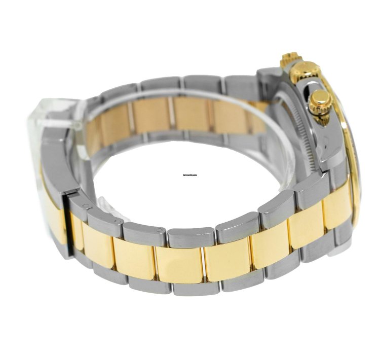 Rolex Daytona 40mm Yellow Gold And Steel Black Index Dial Gold Bezel 126503