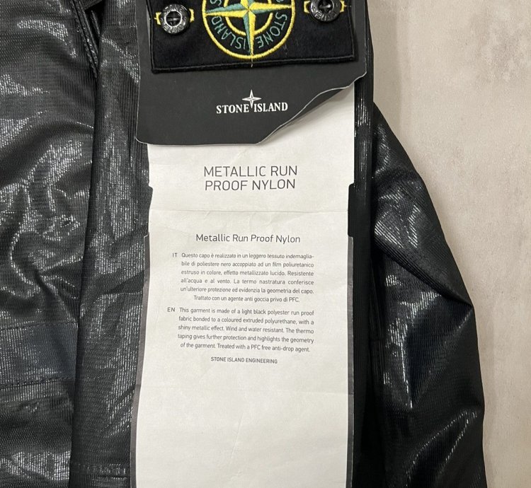 Stone Island Metallic Run Proof Nylon Jacket