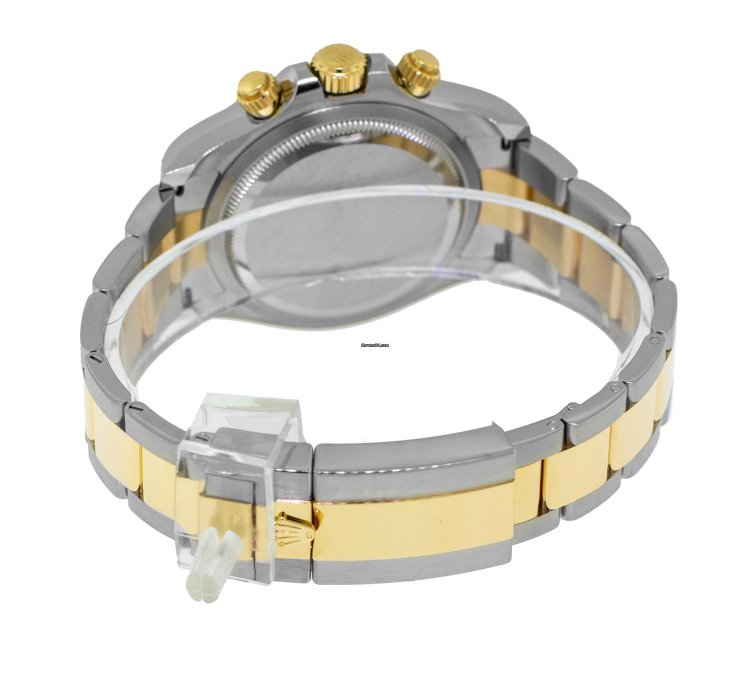 Rolex Daytona 40mm Yellow Gold And Steel Black Index Dial Gold Bezel 126503