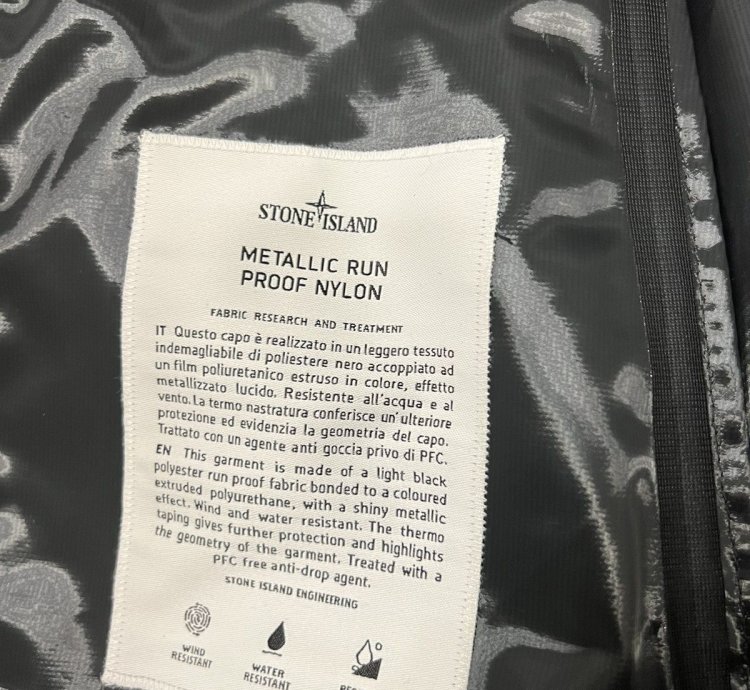 Stone Island Metallic Run Proof Nylon Jacket