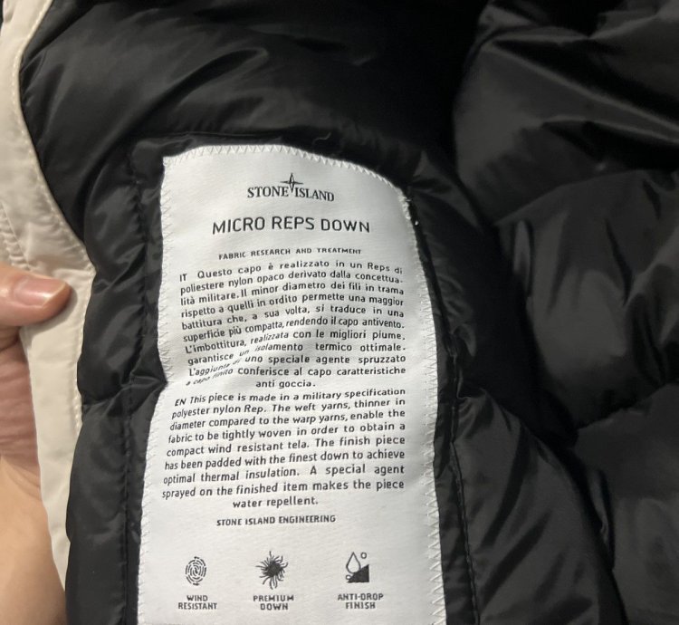 Stone Island Micro Down Short Down Jacket