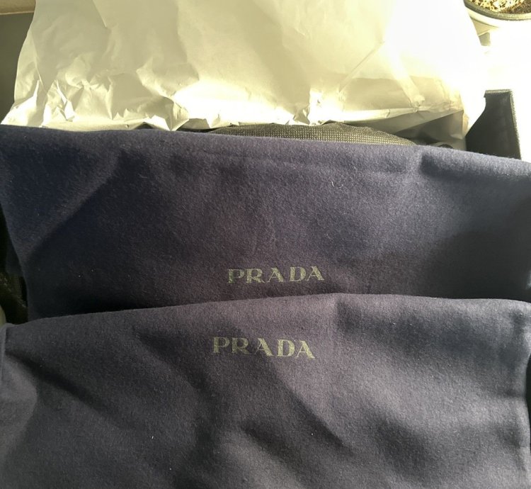 Prada Diapason Brushed Leather Lace Up Shoes