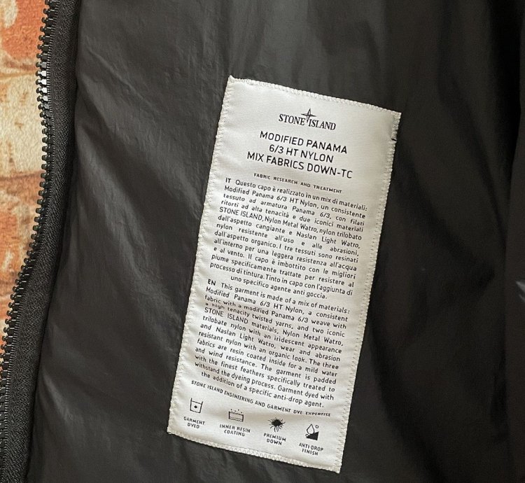 Stone Island Modified Panama Down Jacket