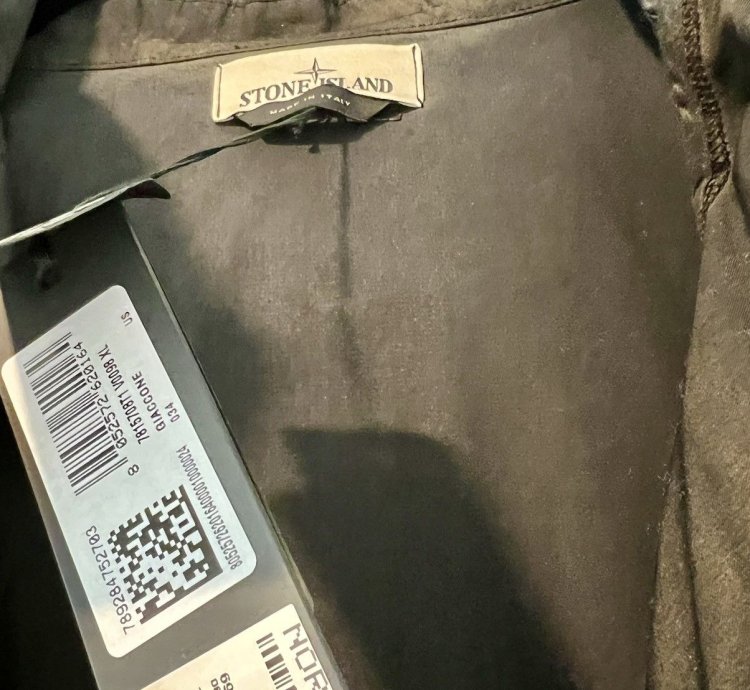 Stone Island Mussola Gommata-tc Hand-sprayed Parka