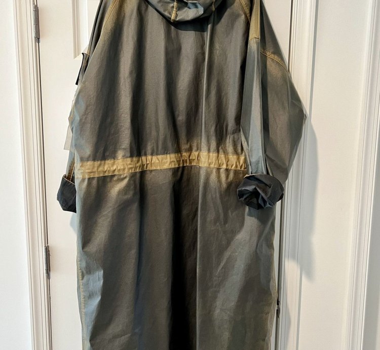 Stone Island Mussola Gommata-tc Hand-sprayed Parka