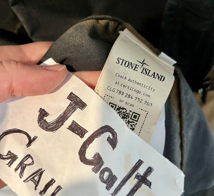 Stone Island Mussola Gommata-tc Hand-sprayed Parka