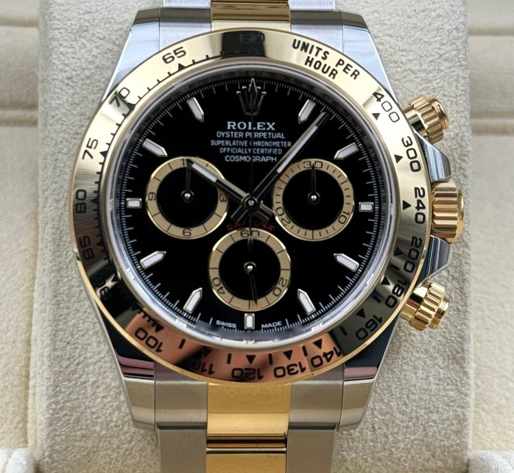 Rolex Daytona Black Dial Two Tone Bracelet 126503 Unworn 2025