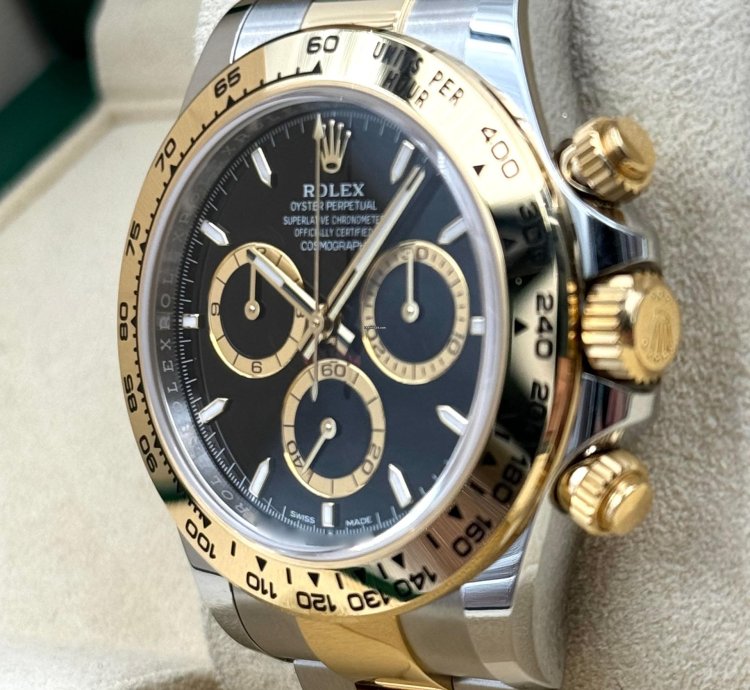 Rolex Daytona Black Dial Two Tone Bracelet 126503 Unworn 2025
