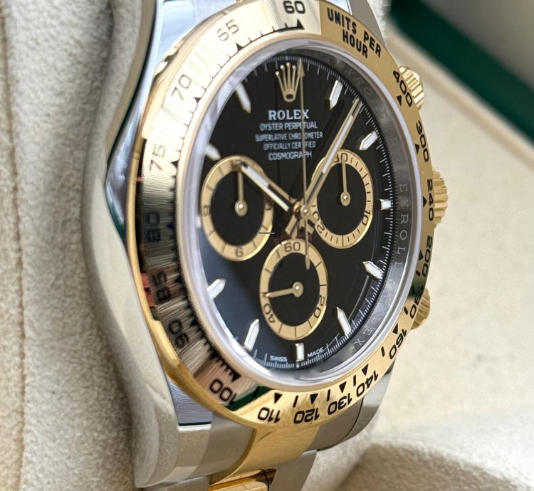 Rolex Daytona Black Dial Two Tone Bracelet 126503 Unworn 2025