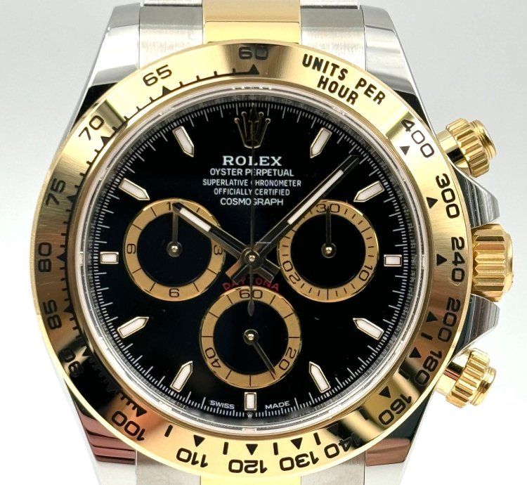 Rolex Daytona Black Dial Two Tone Bracelet 126503 Unworn 2025