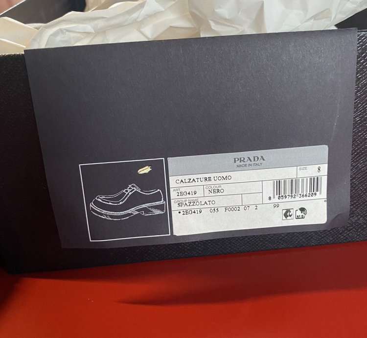 Prada Diapason Opaque Derby