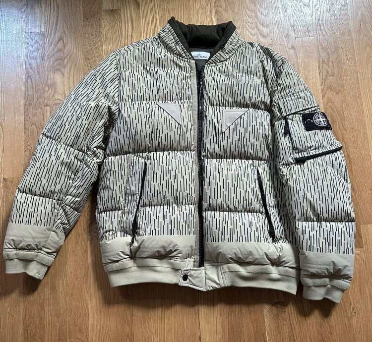 Stone Island Naslan Light Watro Camo Reflective Down Size