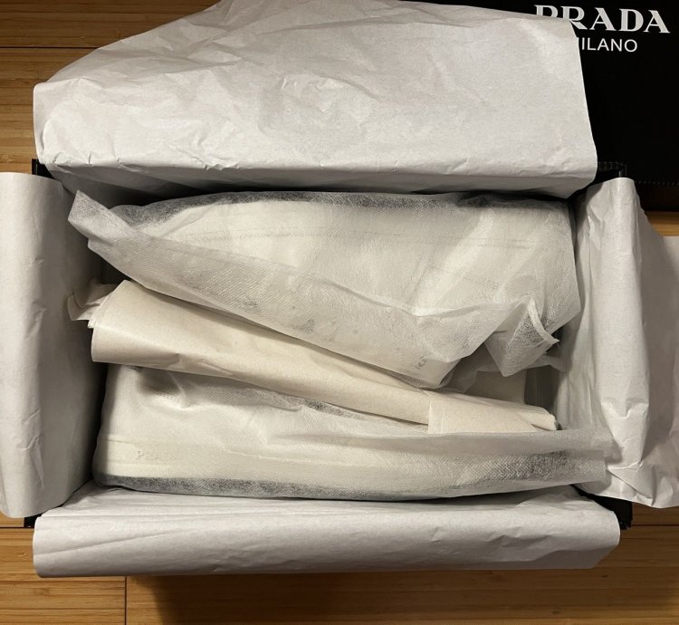 Prada Downtown Low Top Sneakers In Calf White