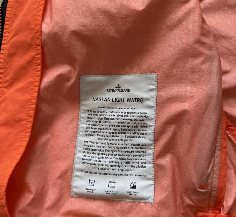 Stone Island Naslan Light Watro Windbreaker Jacket