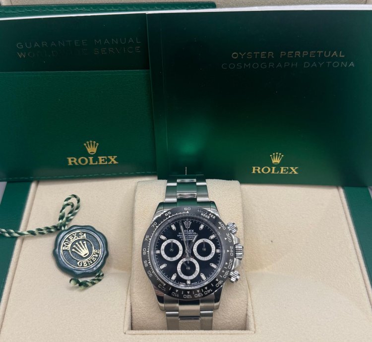Rolex Daytona Ceramic Bezel Black Dial 116500ln 2023 New