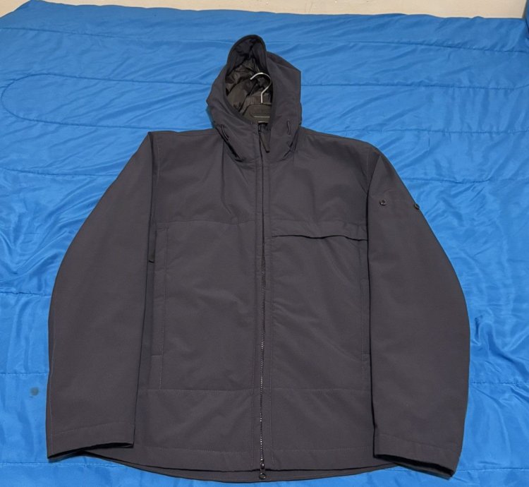 Stone Island Navy Primaloft Hooded Jacket