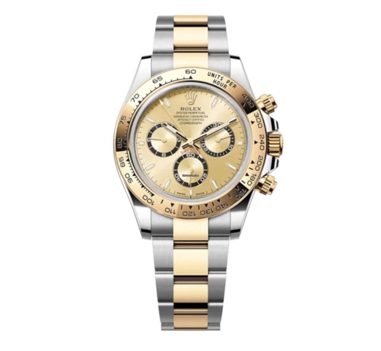 Rolex Daytona Champagne Dial Two Tone Yellow Gold 126503 New 2024