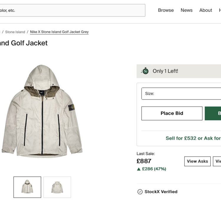 Stone Island Nike Golf